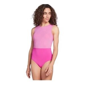 Calia High Neck Zip One Piece Swimsuit